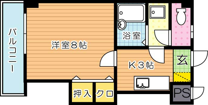 ピエドラブランカ西本町 間取り図