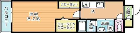 サンシャインキャナル小倉 間取り