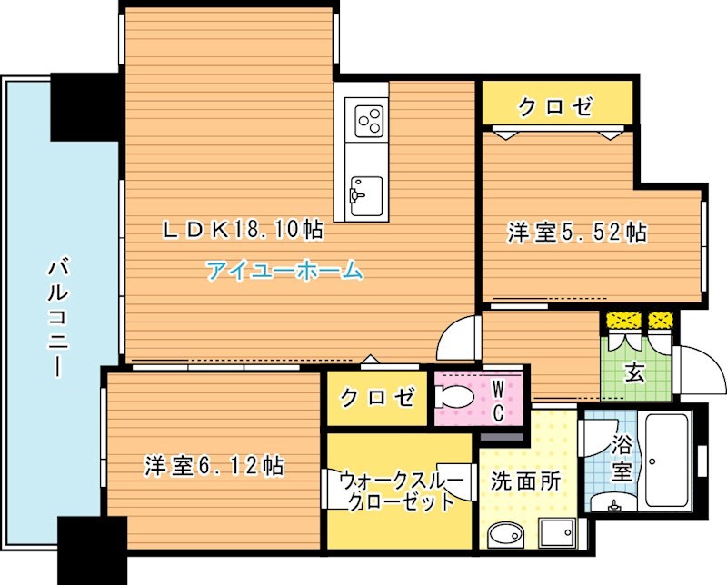 LEGENDtsutsui（レジェンド筒井） 805号室 間取り
