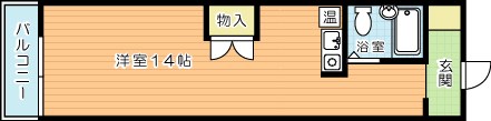 Arche（アルシュ） 202号室 間取り