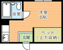 コーポあけみ 406号室 間取り