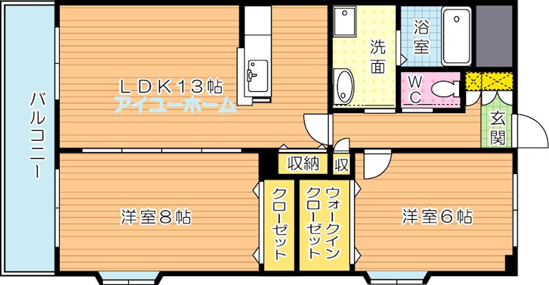 シャトルヤマトⅡ 間取り図