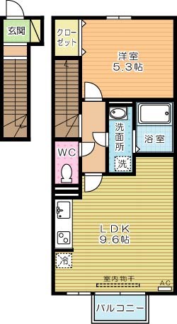 トレス日明壱番館 203号室 間取り
