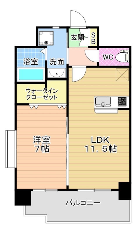 LEON篠崎橋(レオン篠崎橋) 901号室 間取り