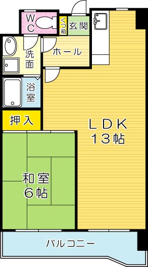 サンラビール小倉 902号室 間取り