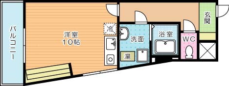 プランドールMK小倉  704号室 間取り