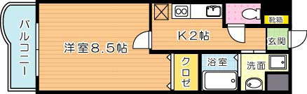 グランドコスモ 間取り図