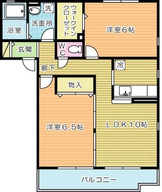 メゾンことぶき 202号室 間取り