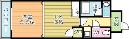 ＬＥＡＤ大手町（リード大手町）  206号室 間取り