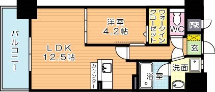 ＫＭマンション熊手 間取り図