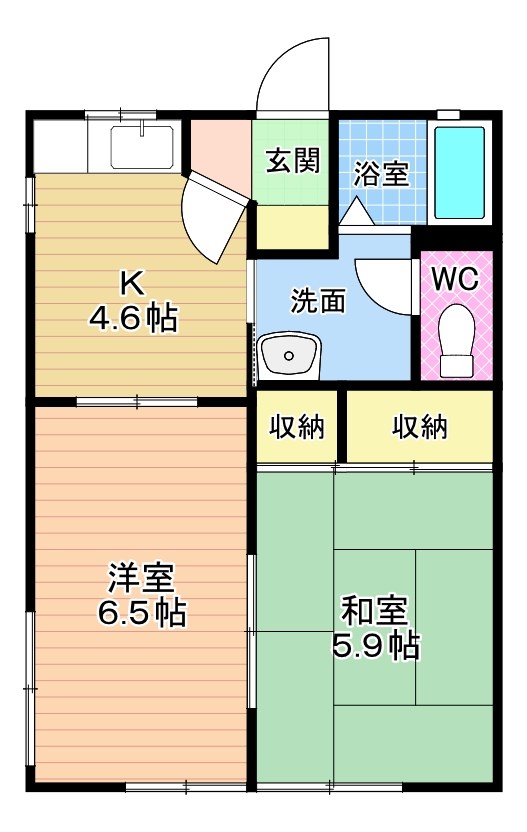 ボーヴィラージュⅡ 101号室 間取り