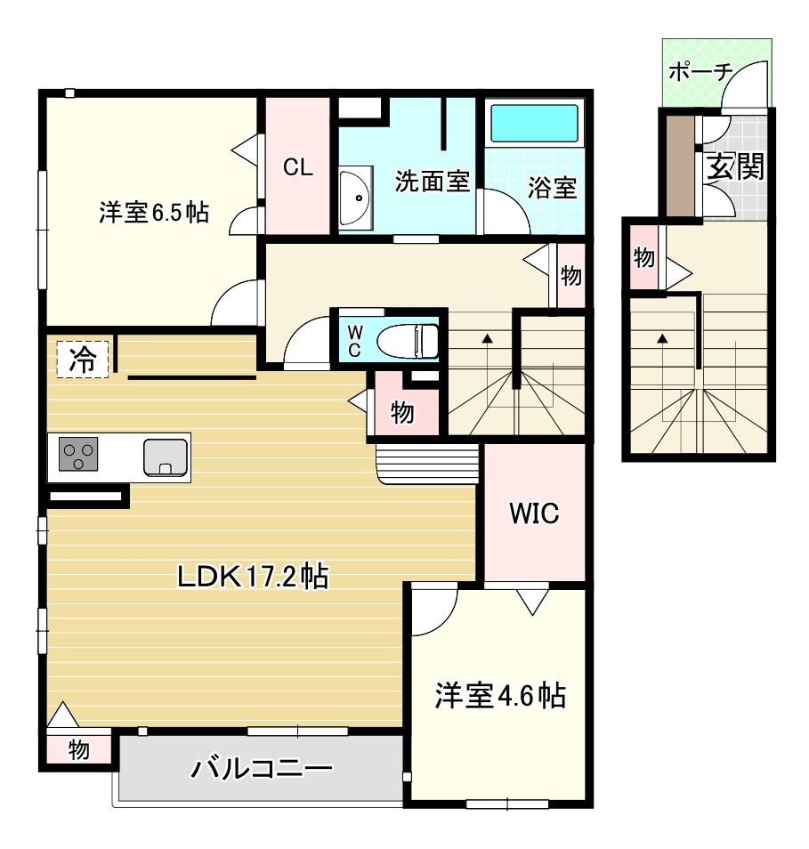 シャーメゾン八重洲 202号室 間取り