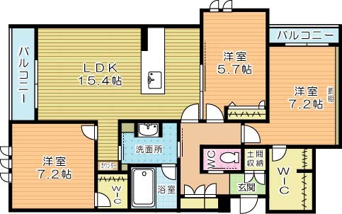 シャーメゾンステージ青葉 間取り