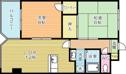 ウィルステージ霧ヶ丘 1002号室 間取り