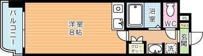 ウィルステージ霧ヶ丘  408号室 間取り