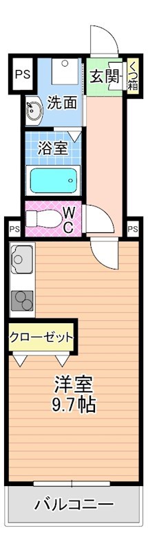 カーサナーシサス 302号室 間取り