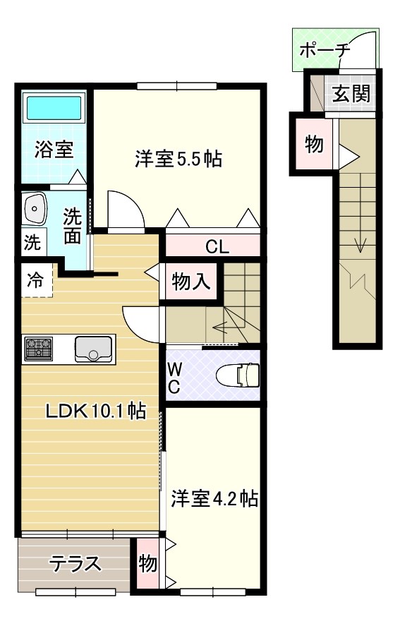 サンテラス 間取り図