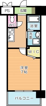 アクシオ北九州Ⅱ 802号室 間取り