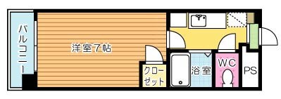 ガーデンハイツ中井 602号室 間取り