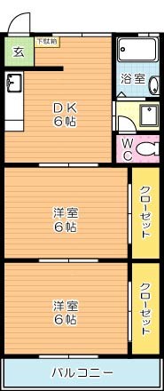 渡辺興産ビル 506号室 間取り