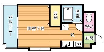 GRACE下富野(グレイス下富野)  101号室 間取り