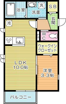 コンコード柳町 202号室 間取り