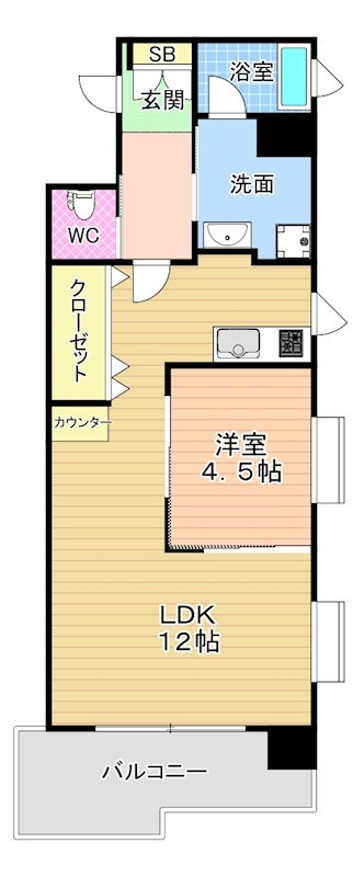 コンプレート金田 間取り図