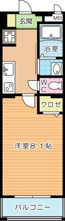 Ａ＆Ｅ　Ｇｌａｎｚ 403号室 間取り