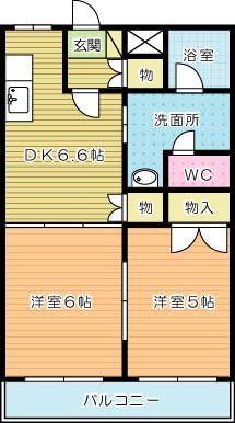 エトワールユウキ 203号室 間取り