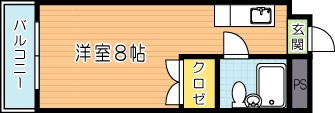 コーエイハイツ 303号室 間取り