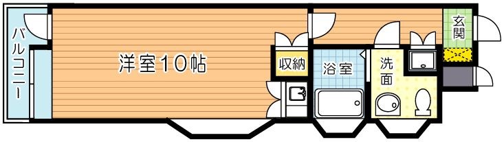 オリエンタル江南町 1101号室 間取り