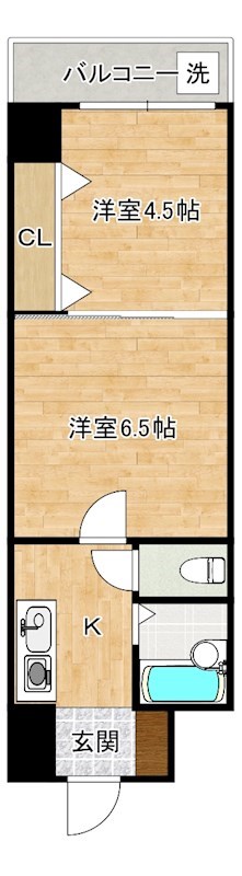 ギャラン南小倉 間取り
