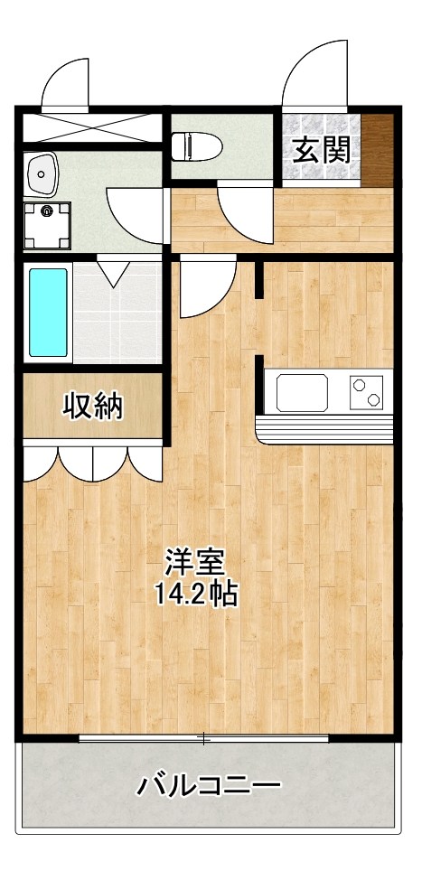 ミレニアムハイツ熊本 間取り