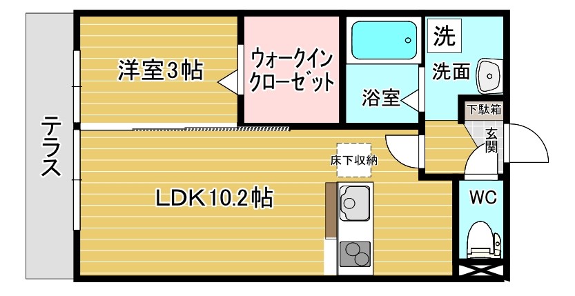 オーク上富野 間取り図