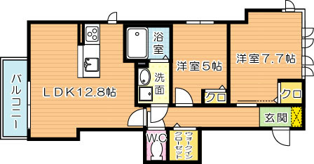 シャルムひびきの 間取り