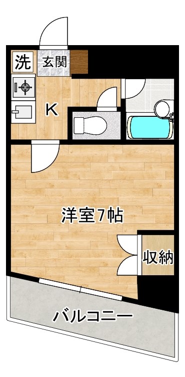 エンジョイスペースパートⅡ 805号室 間取り