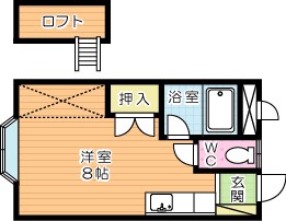 アビタシオン若園 203号室 間取り