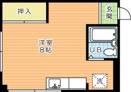 コーポ石田 302号室 間取り