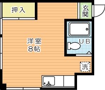 コーポ石田  302号室 間取り