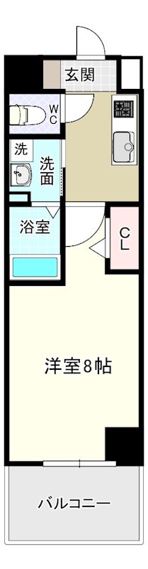 MDI　Prosperare　北九州市立大学前(MDIﾌﾟﾛｽﾍﾟﾗｰﾚ北九州市立大学前) 302号室 間取り