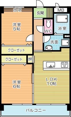 アクシオ足立 108号室 間取り