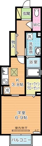 プランドール　B棟 間取り図