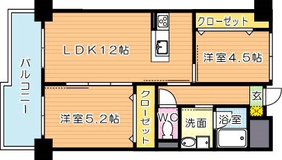 童子丸第10晴和ビル 305号室 間取り