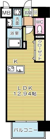 LEGEND　TAKAMI(レジェンド高見)　N棟 402号室 間取り