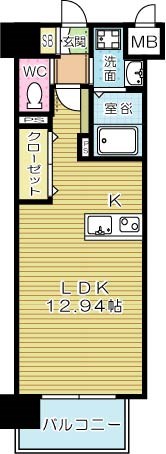 LEGEND　TAKAMI(レジェンド高見)　N棟 505号室 間取り