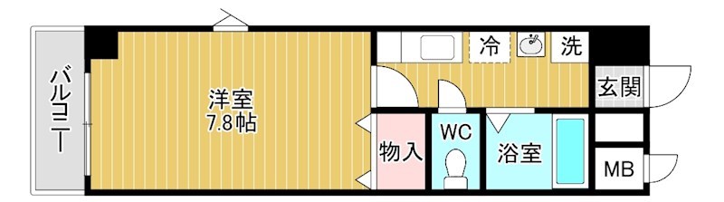 ジョイ北方 505号室 間取り