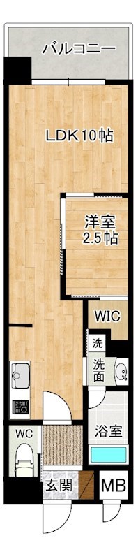 コンダクトレジデンスJONO(コンダクトレジデンス城野) 905号室 間取り