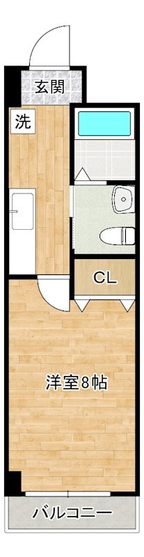 マーベラス下到津 108号室 間取り