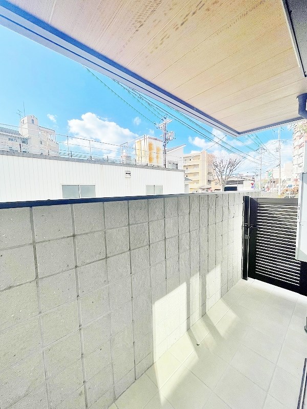 シャーメゾンステージ新成 ベランダ