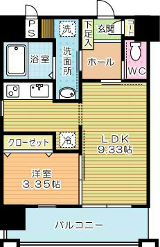 フェリシエ馬借 間取り図